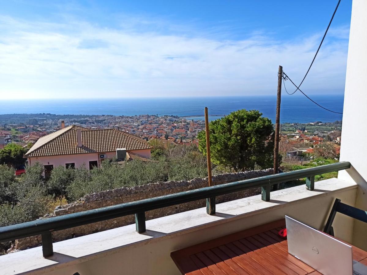 Villa Kiparissia Castle & Sea View Kyparissia Exterior foto